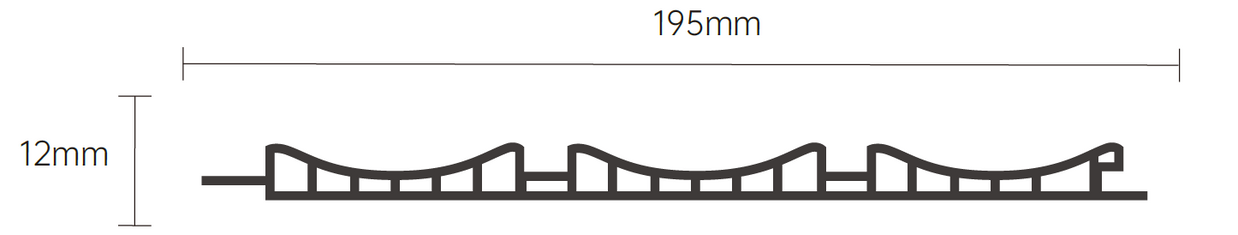 WPC Wall Panel int  - curve