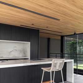 Cielorraso WPC simil madera