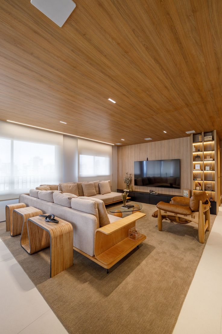 Cielorraso WPC simil madera