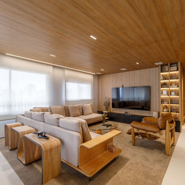 Cielorraso WPC simil madera